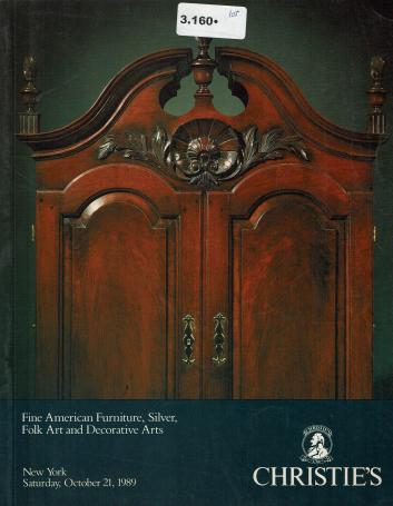 1249. Fine American furniture, silver, folk art and decorative arts