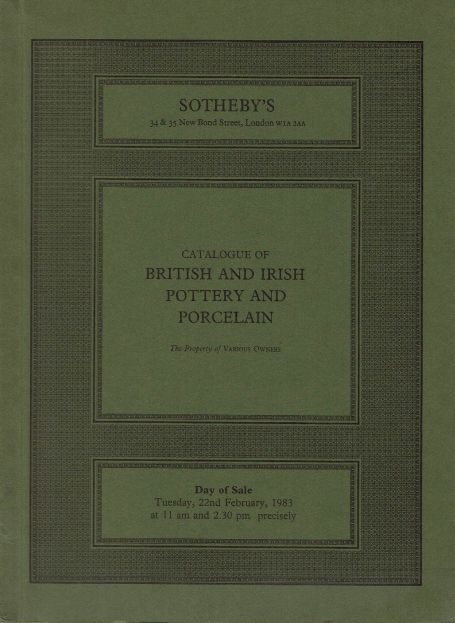 142. British and Irish Pottery and Porcelain