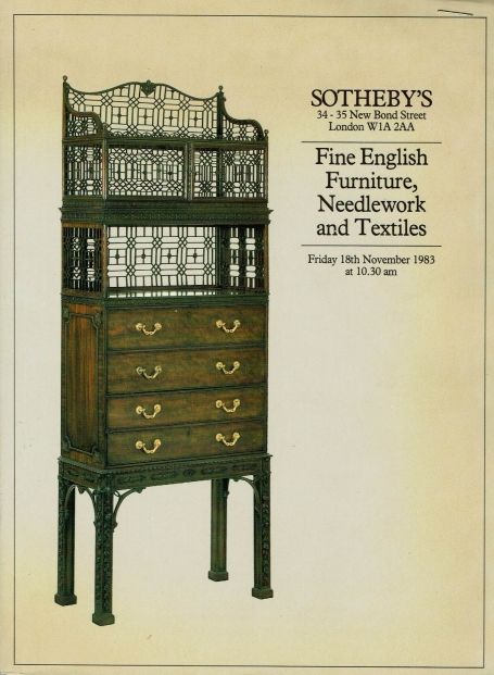 149. Fine English Furniture, Needlework and Textiles