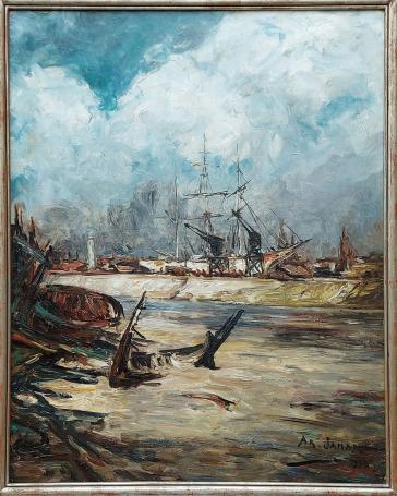 Schilderij van de kunstenaar Armand Jamar uit 1933