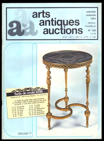 aaa 011 arts antiques auctions nr 126 januari 1983