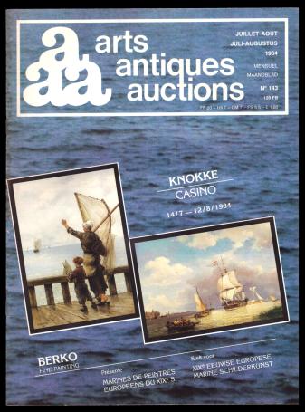 aaa 009 arts antiques auctions nr 143 juli/augustus 1984