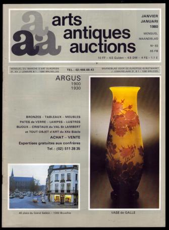 aaa 062 arts antiques auctions nr 93 januari 1980