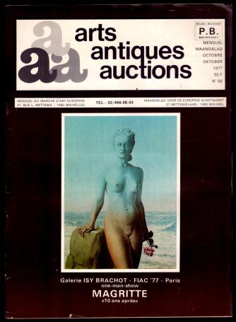 aaa 070 arts antiques auctions nr 68 oktober 1977