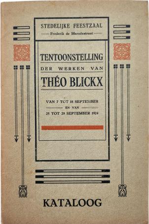 2501. Tentoonstelling der werken van Théo Blickx