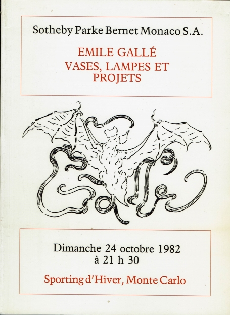 269. Emile Gallé vases, lampes et projets