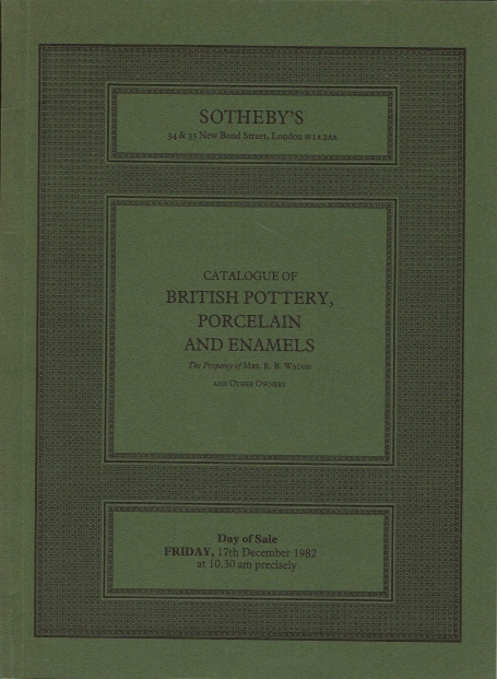 329. British pottery, porcelain and enamels