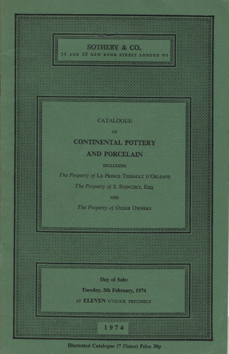 331. Continental pottery and porcelain
