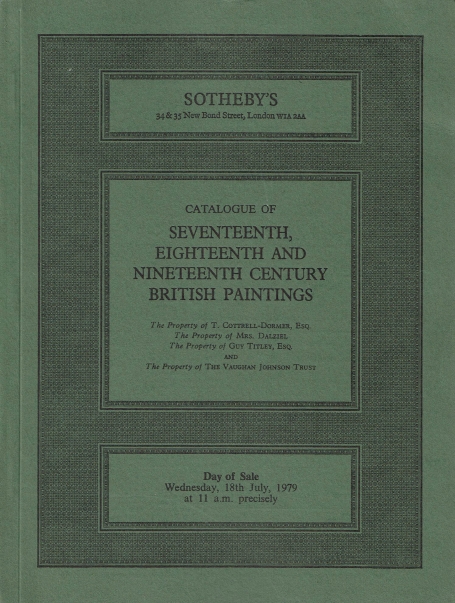 523. Seventeenth, Eighteenth and Nineteenth Century British Paintings