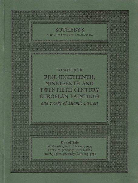 527. Fine Eighteenth, Nineteenth and Twentieth Century European Paintings 