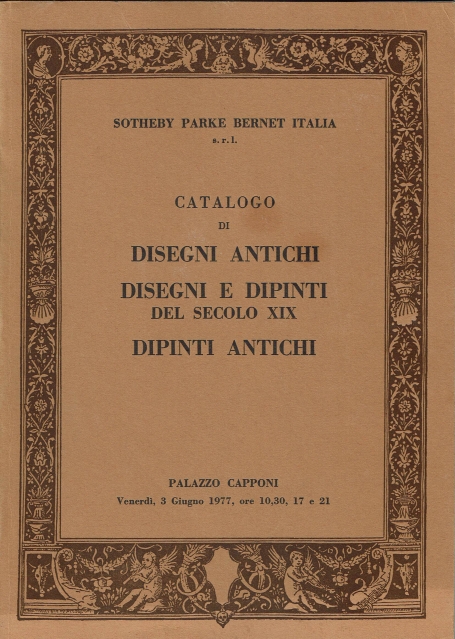 533. Disegni Antichi Disegni E Dipinti Del Seleco XIX