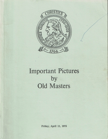 595. Important Pictures by Old Masters