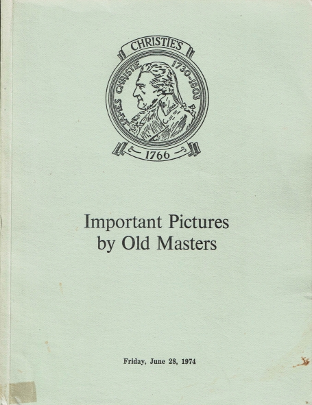 614. Important Pictures by Old Masters