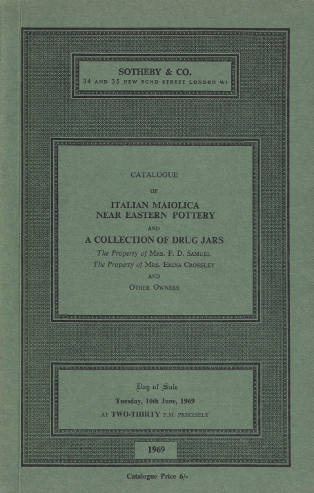 725. Italian Maiolica Near Eastern Pottery