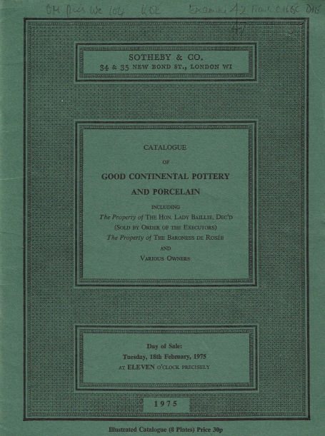 733. Good Continental Pottery and Porcelain