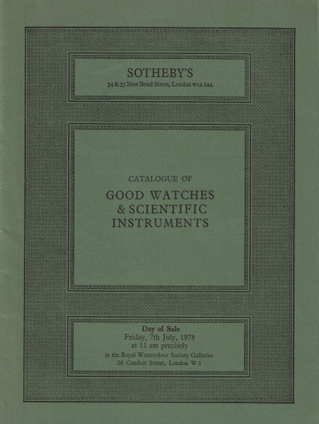 737. Good Watches & Scientific Instruments