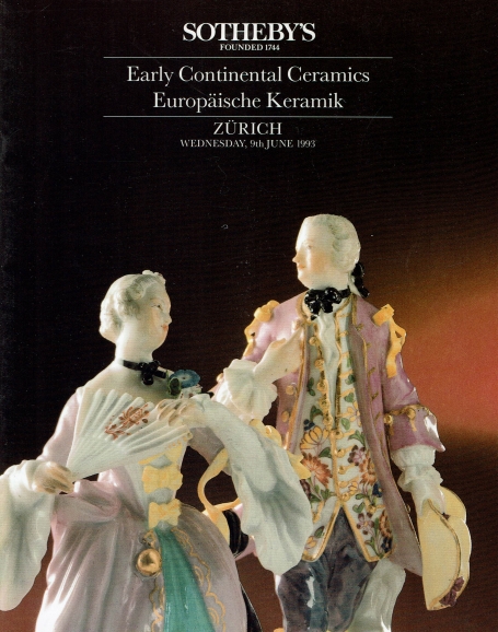 766. Early Continental Ceramics Europäische Keramik