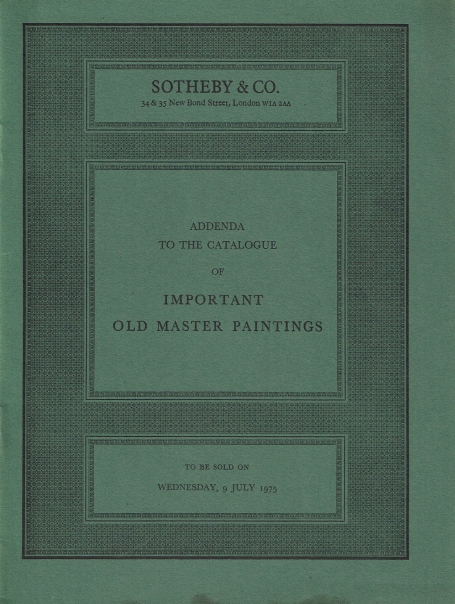 777. Important Old Master Paintings