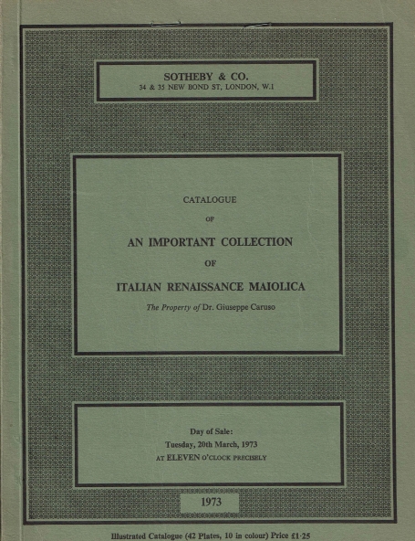 809. Italian Renaissance Maiolica