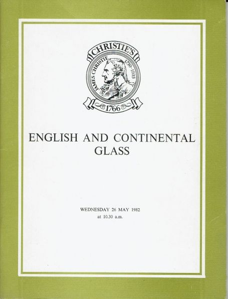 84. English and Continental Glass