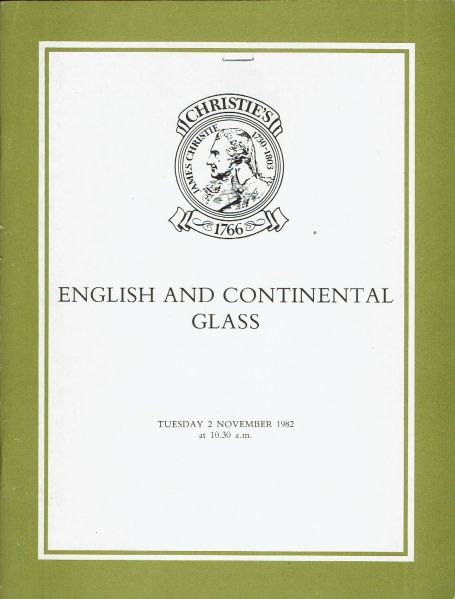 89. English and Continental Glass