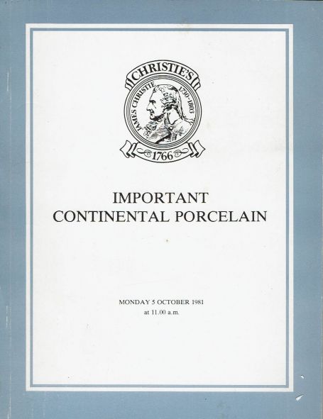 91. Important Continental Porcelain