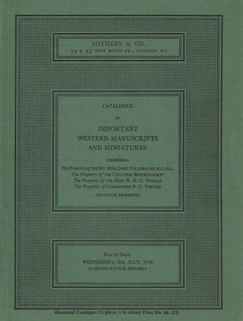 912. Important western manuscripts and miniatures