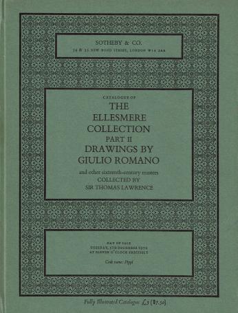 914. The Ellesmere collection of drawings by Gulio Romano