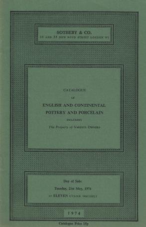 915. English and continental pottery and porcelain