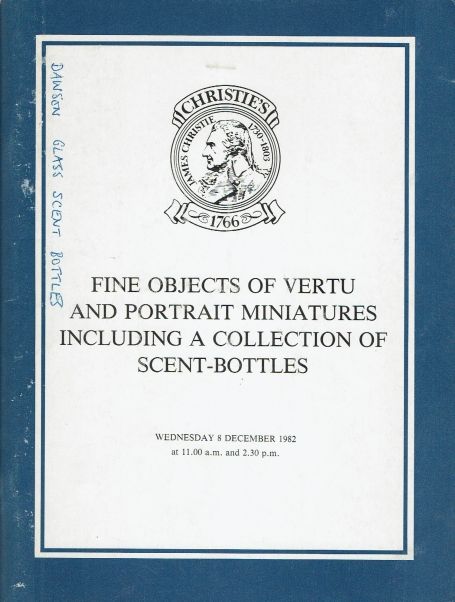 92. Fine Objects of Vertu and Portrait Miniatures including a Collection of Scent-Bottles