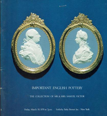 922. Important English pottery