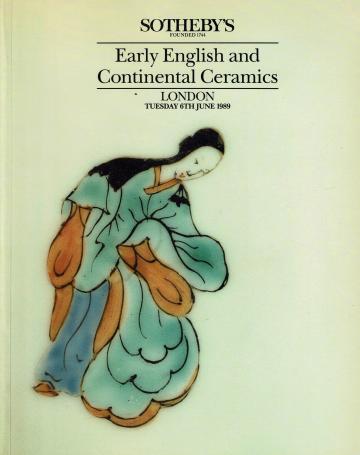 930. Early English and continental ceramics