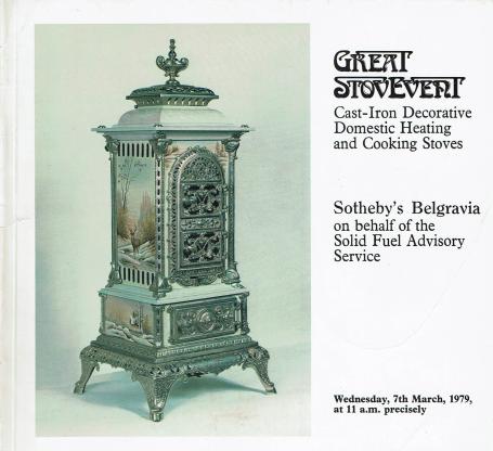 946. Cast-Iron Decorative Domestic Heating and Cooking stoves