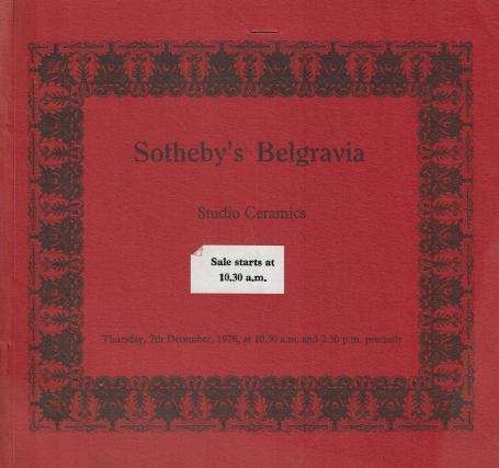 948. Studio Ceramics