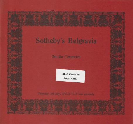 972. Studio Ceramics