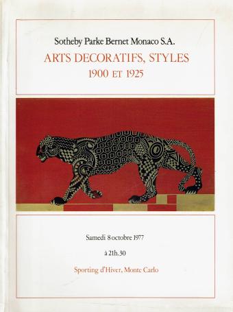 985. Arts Decoratifs, Styles 1900 et 1925