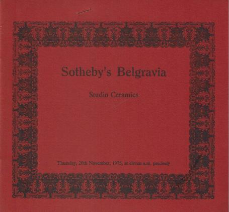 988. Studio Ceramics