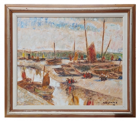 Schilderij van de Belgische kunstschilder Alfons Blomme