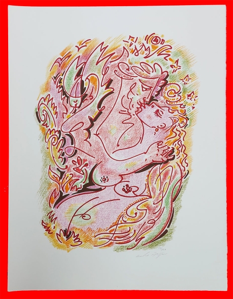 Litho van André Masson, sonetten
