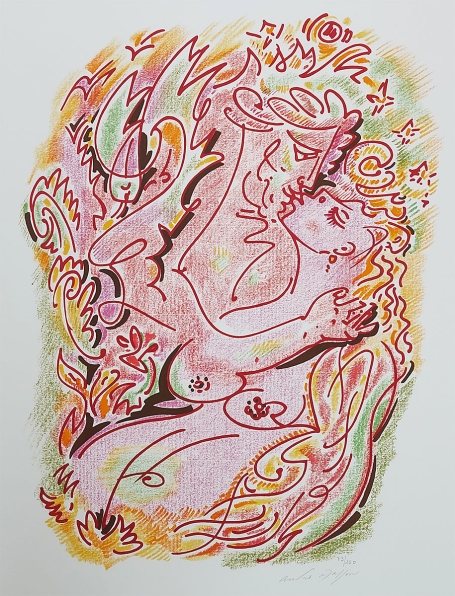 Gesigneerde litho van André Masson