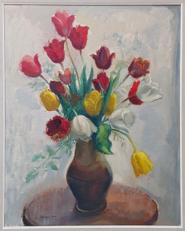 Schilderij van Alphonse Mora op canvas