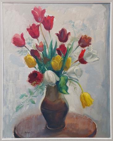 Schilderij van Alphonse Mora op canvas