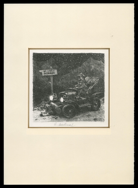 Een ex Libris van de Tsjechische kunstenaar Antonín Odehnal kopen