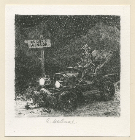 Een gravure van de kunstenaar Antonín Odehnal kopen