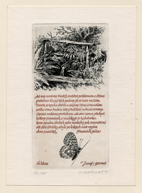 Ex Libris Jozef Gromes 1995 54/100