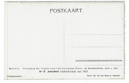 Postkaart van de Mechelse kunstenaar Alfred Ost
