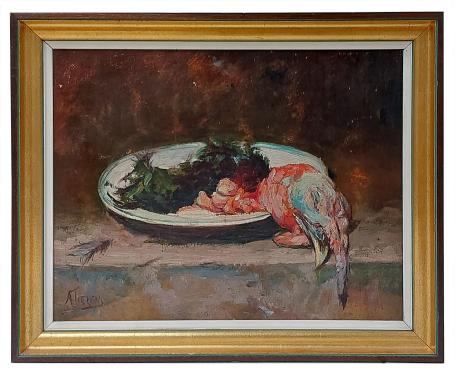 Stilleven, kalkoen 1893