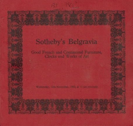 196. Good French and Continental Furniture, Clocks and Works of Art