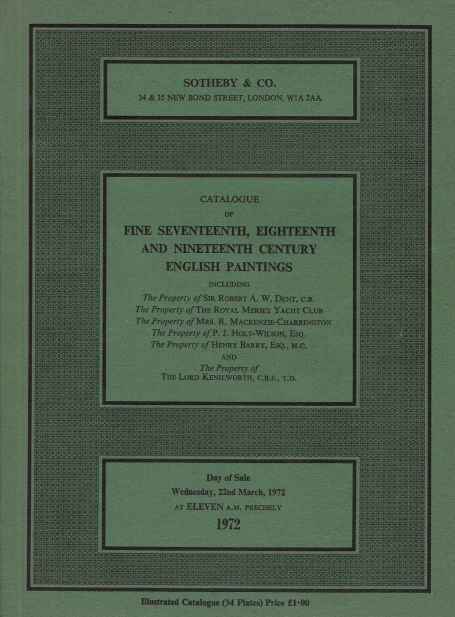 224. Fine Seventeenth, Eighteenth and Nineteenth Century English Paintings