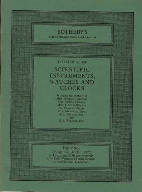 230. Scientific Instruments, Watches and Clocks